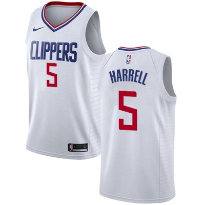 Nike Los Angeles Clippers #5 Montrezl Harrell White Youth NBA Swingman Association Edition Jersey